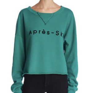 Wildfox Apres Ski True Love Sweatshirt in Green
